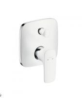 Смеситель для ванной Hansgrohe PuraVida 15447400, белый/хром