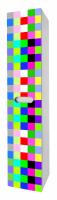 Пенал Dreja Color 35 п высокий, individual