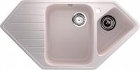 Кухонная мойка Ulgran U-409 97x50x20, светло-розовый