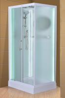 Душевая кабина Esbano ES-L108CKR с LED освещением, прямоугольная 100х80