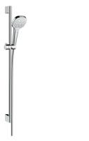 Душевой гарнитур Hansgrohe Croma Select E Multi EcoSmart90 см. 26591400, белый/хром