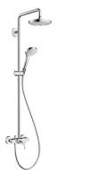 Душевая система Hansgrohe Croma Select S 180 Showerpipe 27255400, белый/хром