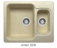 Кухонная мойка Polygran F-09 опал, 61х50х20