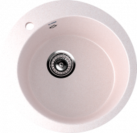 Кухонная мойка Ulgran U-405 50x50x19, светло-розовый