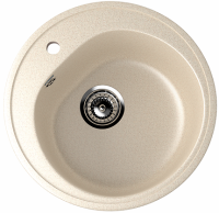 Кухонная мойка Ulgran U-101 50x50x18, бежевый