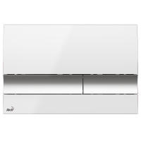 Кнопка смыва AlcaPlast M1720-1 белая