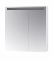 Зеркальный шкаф Dreja Max 80 с Led освещением, 2д, (50/30) белый