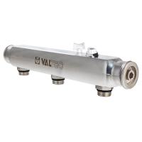 Коллектор Valtec из нерж. стали, с м-о расст вых. 100мм, 1 1/2"х 7 вых. 3/4" НР