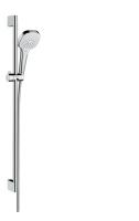 Душевой гарнитур Hansgrohe Croma Select E Croma Select E Vario EcoSmart 0,90м 26593400, белый/хром