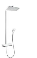 Душевая система Hansgrohe Raindance Select E 360 Showerpipe 27112400, белый/хром