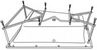 Каркас для ванны Excellent Ava Comfort 150x80