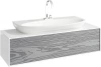 Тумба с раковиной Aqwella Genesis GEN0112MG, миллениум серый