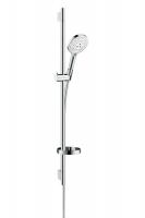 Душевой гарнитур Hansgrohe Raindance Select E 120 3jet 90 см. 26631400, белый/хром