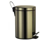 Ведро WasserKRAFT Exter K-645 5L, с микролифтом, светлая бронза
