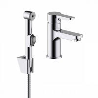 Смеситель для умывальника с гигиеническим душем Iddis Sena SENSB00i08, хром