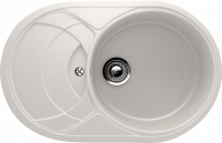 Кухонная мойка Ulgran U-110 77x50x19, белый