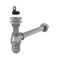 Сифон для раковины AlcaPlast A437 с донным клапаном