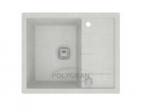 Кухонная мойка Tolero R-107 белый, 60x49,5x20