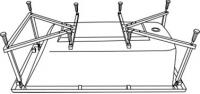 Каркас для ванны Excellent Aquaria 160x70