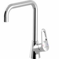 Смеситель для кухни Bravat Drop-D F748162C-2, высокий излив, хром