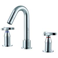 Врезной смеситель для раковины D&K Hessen-Grimm DA1384141, хром