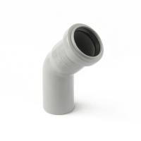 Отвод внутренний однораструбный Polytron Comfort 32x45, серый