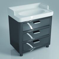 Тумба под умывальник Kerama Marazzi Pompei Po.80.3\BLK, черный