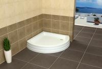 Душевой поддон полукруглый RGW LUX/TN-PL 1/4 PLUTO 80х80х18 , 16180388-71