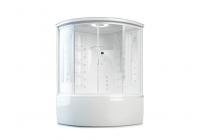 Душевой бокс Aquanet Palau box 140x140 с г/м, без пара, прозрачное стекло, ванна с г/м