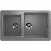 Кухонная мойка Ulgran U-505 77x50x20, темно-серый