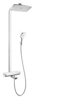 Душевая система Hansgrohe Raindance Select E 360 Showerpipe 27113400, белый/хром