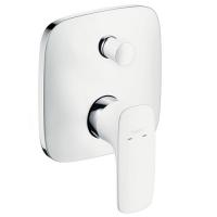 Смеситель для ванной Hansgrohe PuraVida 15445400, белый/хром