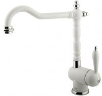 Смеситель для кухни Timo Morea 2406F White, гранит