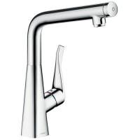 Смеситель для кухни Hansgrohe Metris Select 14883000, хром