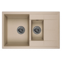 Мойка для кухни Granula GR-7802, 77,5x49,5 песок