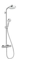 Душевая система Hansgrohe Crometta 160 Showerpipe 27264400, белый/хром