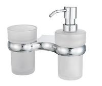 Держатель стакана и дозатора WasserKRAFT Berkel K-6889, хром