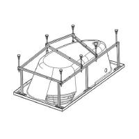 Монтажный комплект для ванны Santek Майорка 150х90