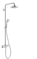 Душевая система Hansgrohe Croma Select E 180 Showerpipe 27256400, белый/хром