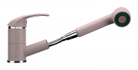 Смеситель для кухни Ulgran U-002, розовый