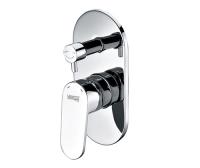 Встраиваемый смеситель для ванны WasserKRAFT Donau 5341, хром