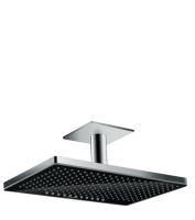 Верхний душ Hansgrohe Rainmaker Select 460 2jet с держателем 24004600, черный/хром