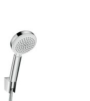 Душевой гарнитур Hansgrohe Crometta 100 Vario 125 см. 26666400, белый/хром