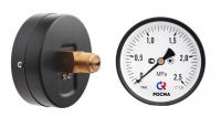 Манометр Росма TM310T Ду 63 с задним подключением 1/4", 0-6 бар