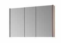 Зеркальный шкаф Dreja Enzo 120 с Led освещением, регулятором света и розеткой, бежевый velvet touch