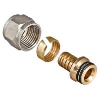 Соединитель коллекторный Valtec обжимной для полимерной PEX трубы 16 (2,0)