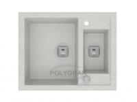 Кухонная мойка Tolero R-109 белый, 62,5x50x20