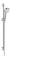 Душевой гарнитур Hansgrohe Croma Select S Croma Select S 1jet EcoSmart 90 см. 26575400, белый/хром
