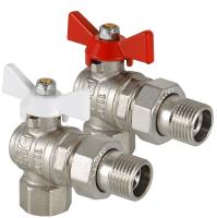 Кран шаровый Valtec Base угловой с полусгоном 1/2" ВН-НР