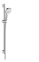 Душевой гарнитур Hansgrohe Croma Select E 1jet EcoSmart 90 см. 26595400, белый/хром